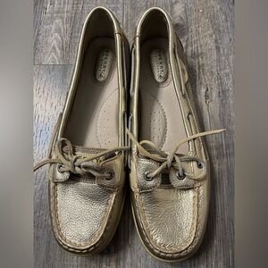 Sperry Women's Gold Loafers